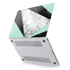 Lex Altern Hard Plastic MacBook Case Marble Geometry