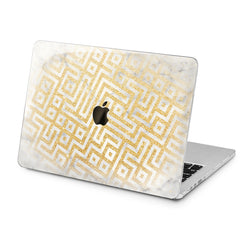 Lex Altern Lex Altern Golden Pattern Case for your Laptop Apple Macbook.