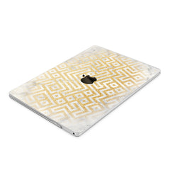 Lex Altern Hard Plastic MacBook Case Golden Pattern
