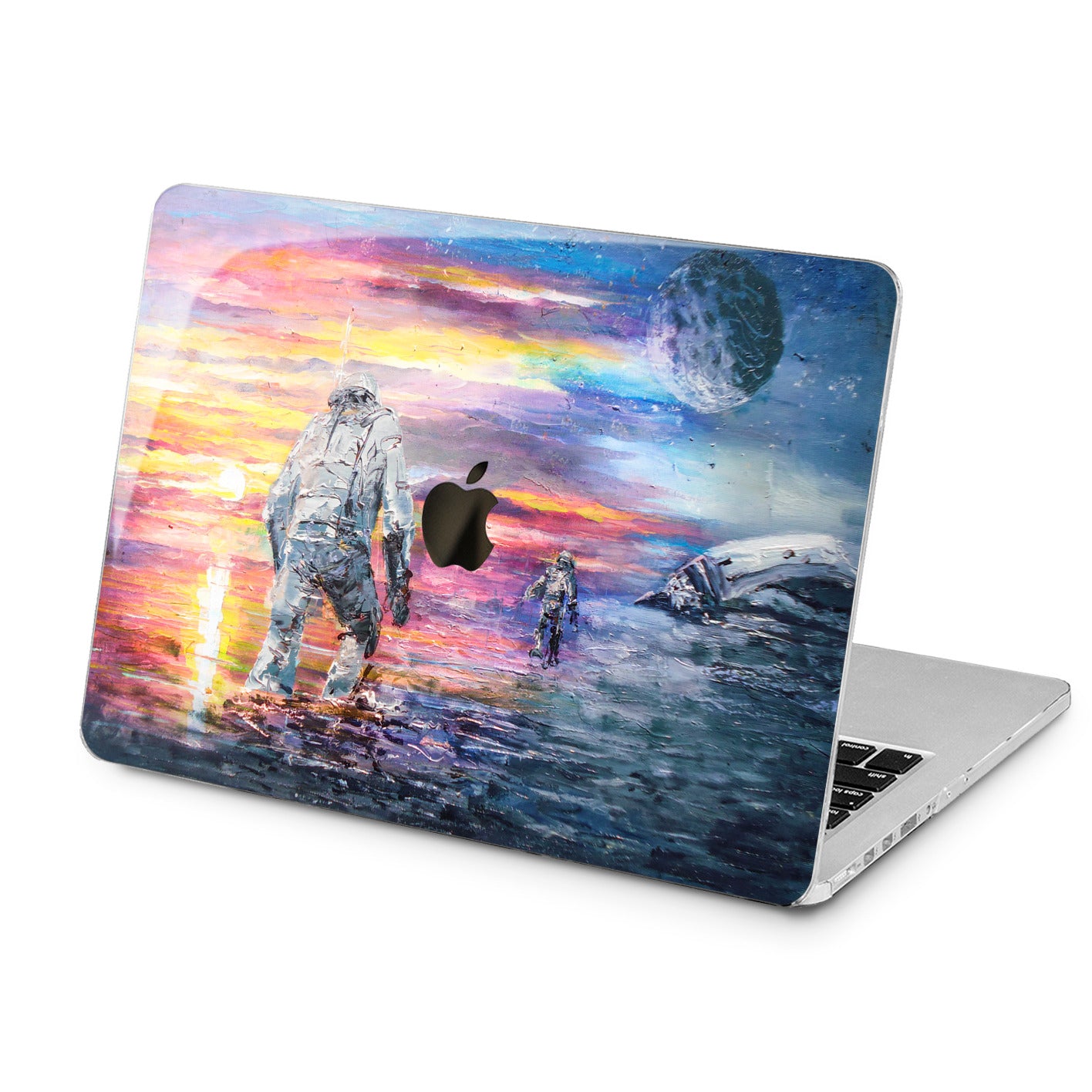 Lex Altern Lex Altern Watercolor Astronaut Case for your Laptop Apple Macbook.