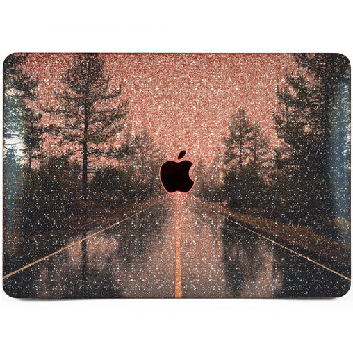 Lex Altern MacBook Glitter Case Raining Road