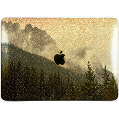 Lex Altern MacBook Glitter Case Forest Landscape