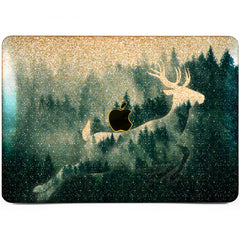 Lex Altern MacBook Glitter Case Foggy Deer