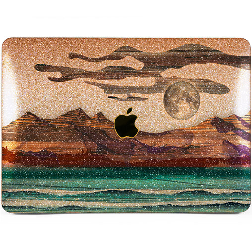 Lex Altern MacBook Glitter Case Abstract Mountains