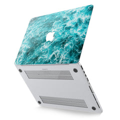 Lex Altern Hard Plastic MacBook Case Aqua Waves