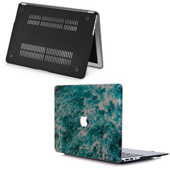 Lex Altern MacBook Glitter Case Aqua Waves
