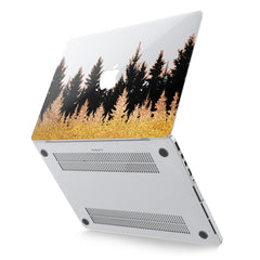 Lex Altern Hard Plastic MacBook Case Golden Forest
