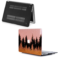 Lex Altern MacBook Glitter Case Golden Forest