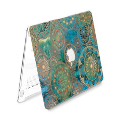 Lex Altern Hard Plastic MacBook Case Golden Boho Theme