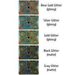 Lex Altern MacBook Glitter Case Golden Boho Theme