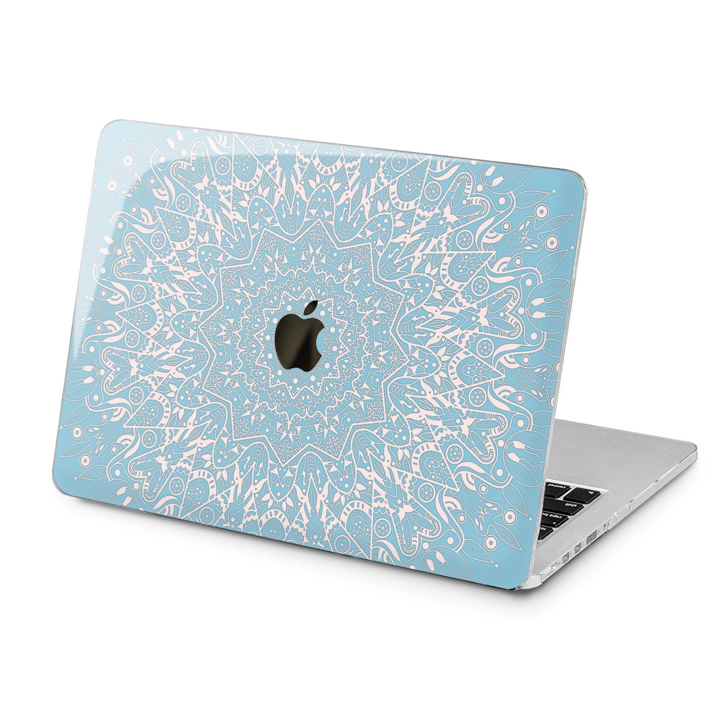 Lex Altern Lex Altern White Mandala Case for your Laptop Apple Macbook.