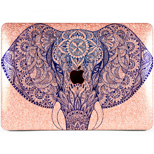 Lex Altern MacBook Glitter Case Indian Elephant