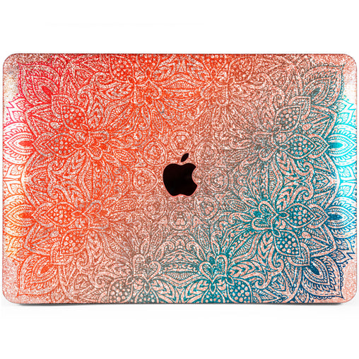 Lex Altern MacBook Glitter Case Colorful Hindu Pattern