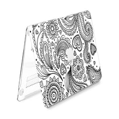 Lex Altern Hard Plastic MacBook Case Arabic Black Pattern