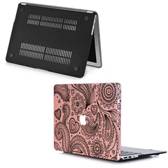 Lex Altern MacBook Glitter Case Arabic Black Pattern