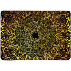 Lex Altern MacBook Glitter Case Yellow Mandala