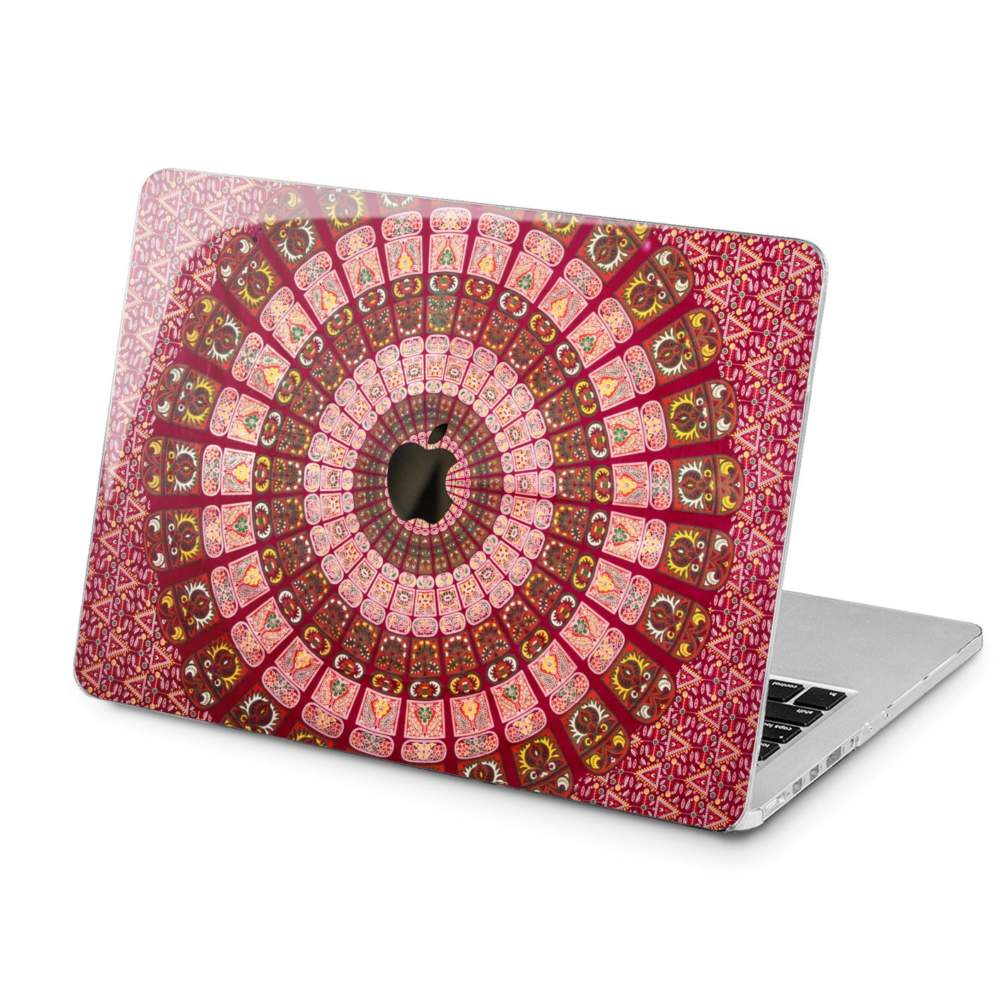 Lex Altern Lex Altern Indian Red Pattern Case for your Laptop Apple Macbook.