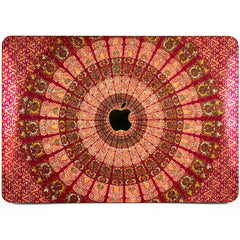 Lex Altern MacBook Glitter Case Indian Red Pattern