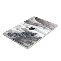 Lex Altern Hard Plastic MacBook Case Watercolor Grey Paint
