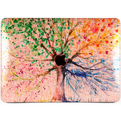 Lex Altern MacBook Glitter Case Colored Tree Art