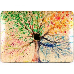 Lex Altern MacBook Glitter Case Colored Tree Art