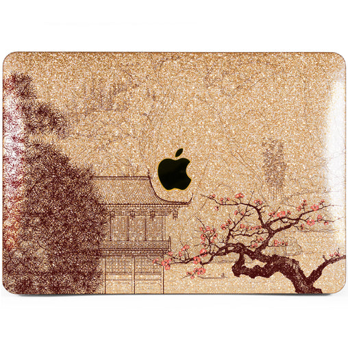 Lex Altern MacBook Glitter Case Japanese Art