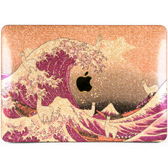 Lex Altern MacBook Glitter Case Pink Big Wave