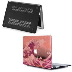Lex Altern MacBook Glitter Case Pink Big Wave