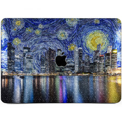 Lex Altern MacBook Glitter Case Night City Art
