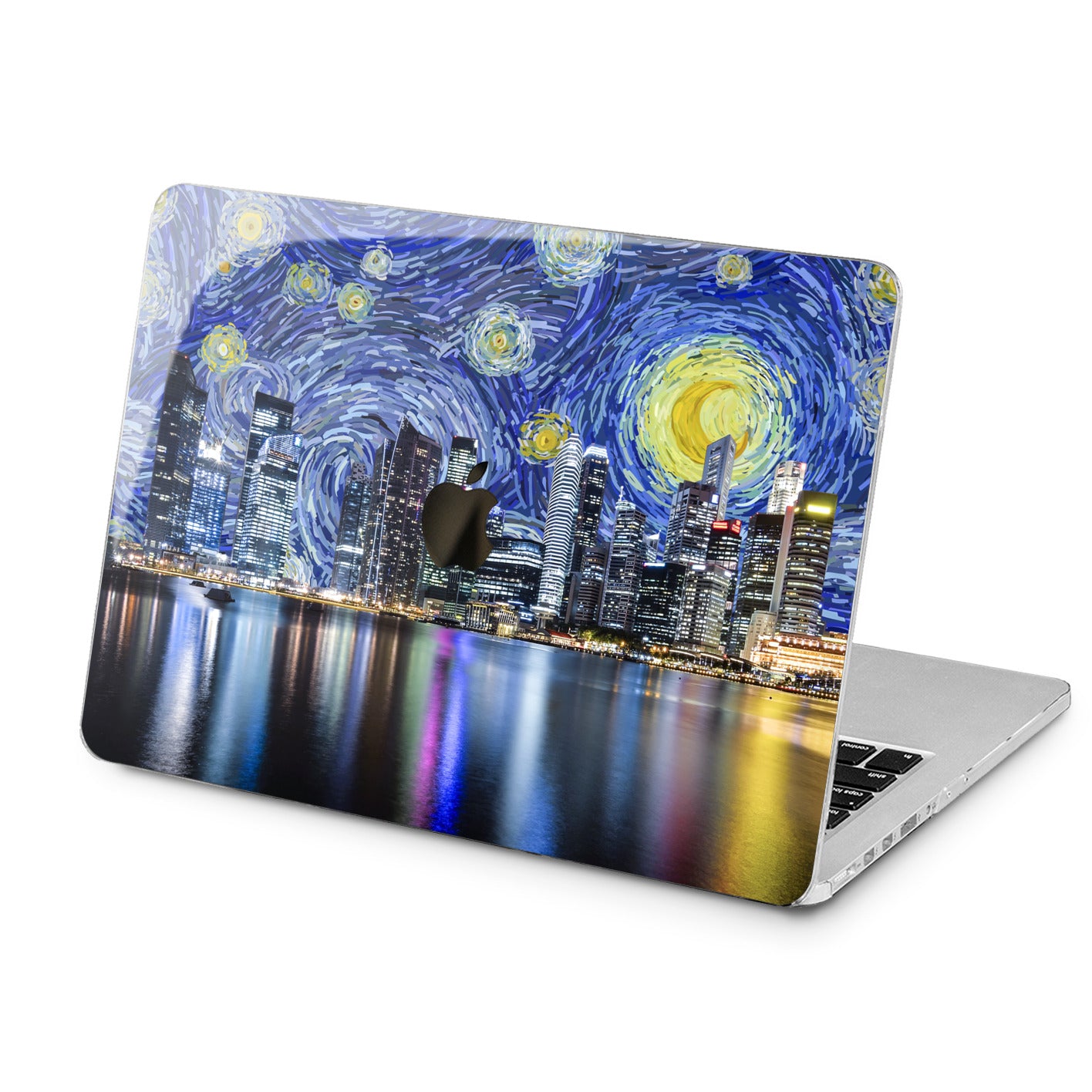 Lex Altern Lex Altern Night City Art Case for your Laptop Apple Macbook.