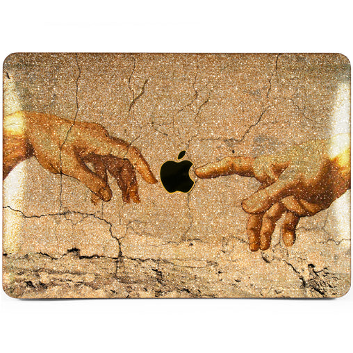 Lex Altern MacBook Glitter Case Watercolor Hands