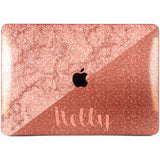 Lex Altern MacBook Glitter Case Corner Marble