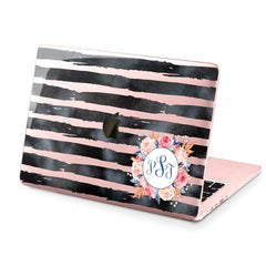 Lex Altern Hard Plastic MacBook Case Floral Zebra Print