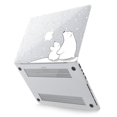 Lex Altern Hard Plastic MacBook Case Polar Bears