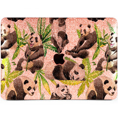 Lex Altern MacBook Glitter Case Cute Pandas