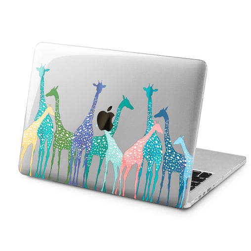 Lex Altern Lex Altern Colorful Giraffes Case for your Laptop Apple Macbook.