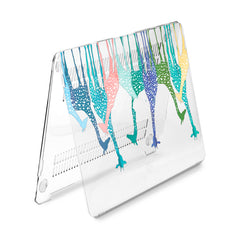 Lex Altern Hard Plastic MacBook Case Colorful Giraffes