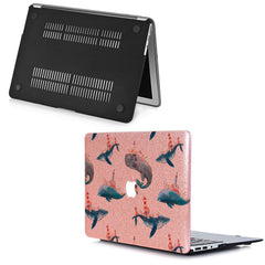 Lex Altern MacBook Glitter Case Cute Whales