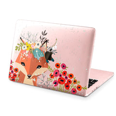Lex Altern Hard Plastic MacBook Case Floral Fox