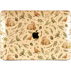 Lex Altern MacBook Glitter Case Rabbit Pattern