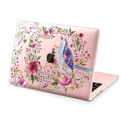 Lex Altern Hard Plastic MacBook Case Wildflower Bird