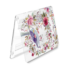 Lex Altern Hard Plastic MacBook Case Wildflower Bird