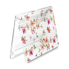 Lex Altern Hard Plastic MacBook Case Magnolia Flowers