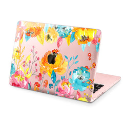 Lex Altern Hard Plastic MacBook Case Colorful Flowers