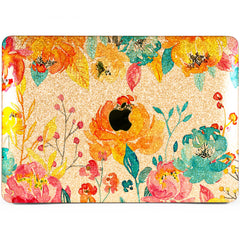 Lex Altern MacBook Glitter Case Colorful Flowers