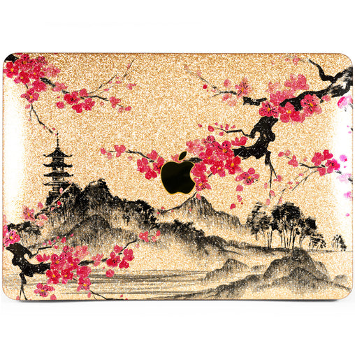 Lex Altern MacBook Glitter Case Sakura Blossom