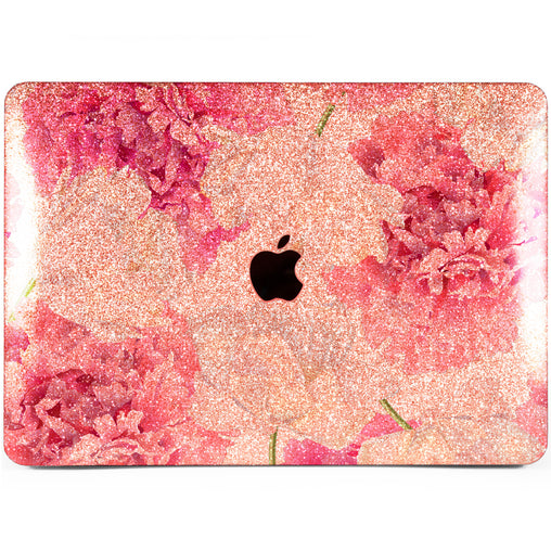 Lex Altern MacBook Glitter Case Fresh Peonies