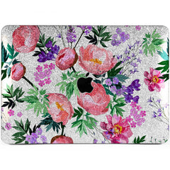 Lex Altern MacBook Glitter Case Peony Bouquets