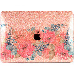 Lex Altern MacBook Glitter Case Vintage Flowers