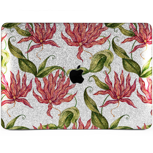 Lex Altern MacBook Glitter Case Floral Plants